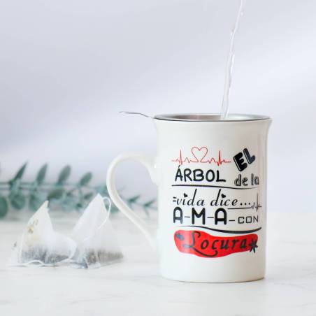 Taza infusión árbol de la vida Detalles boda - Detalles De Boda