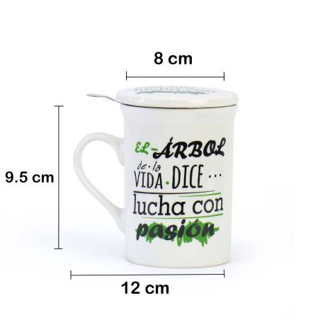 Taza infusión árbol de la vida Detalles boda - Detalles De Boda