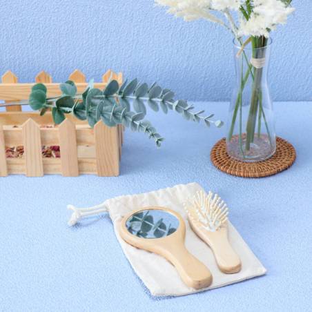Set de cepillo y espejo para bebé Detalles boda - Detalles De Boda