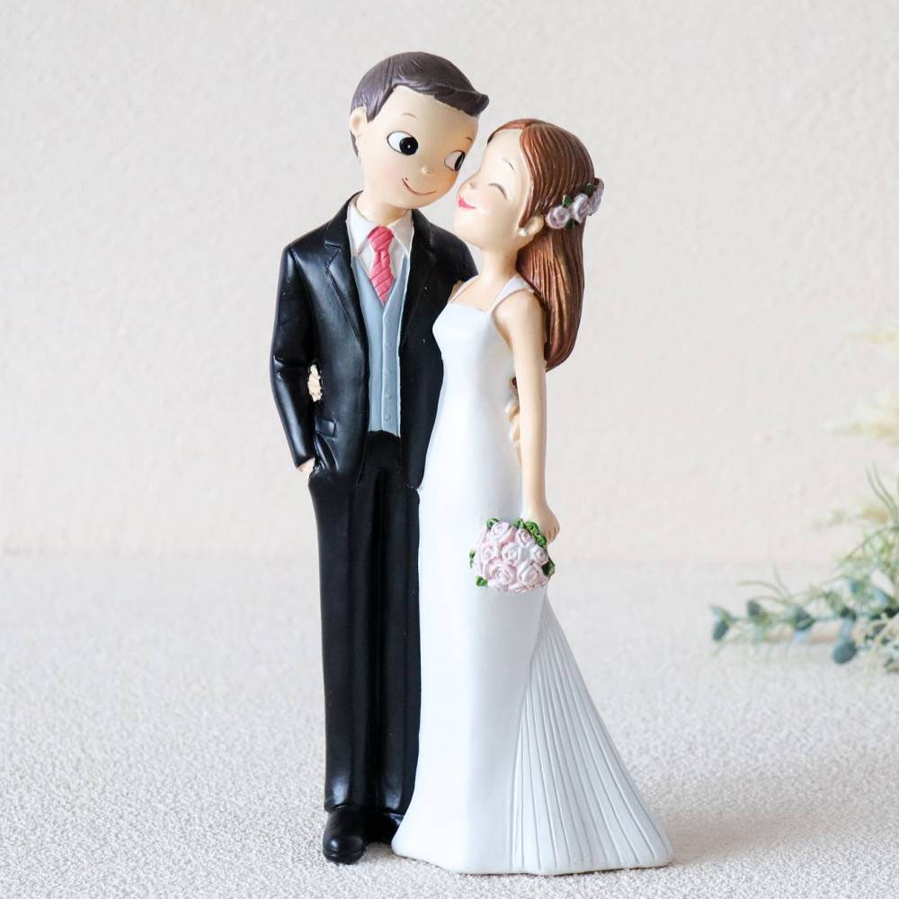 Figura para tarta de boda Novios enamorados - Figuras tarta