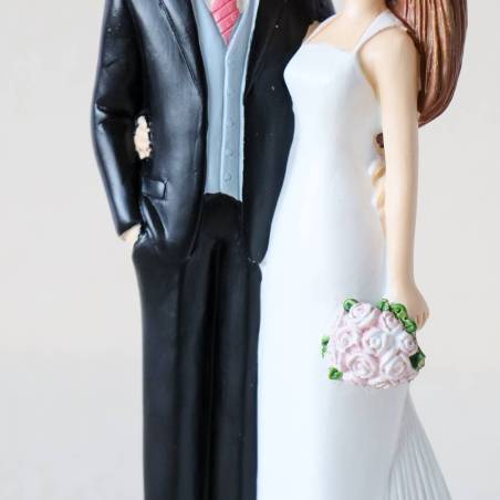 Figura para tarta de boda Novios enamorados - Figuras tarta