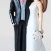 Figura para tarta de boda Novios enamorados - Figuras tarta