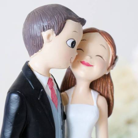 Figura para tarta de boda Novios enamorados - Figuras tarta