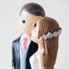 Figura para tarta de boda Novios enamorados - Figuras tarta