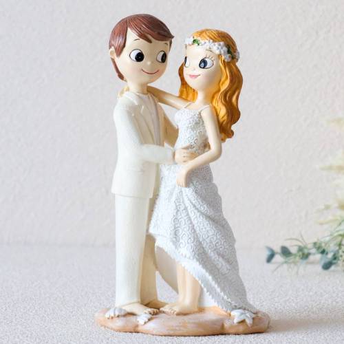 Figura para tarta de boda Novios en la playa Boda ibicenca - Figuras tarta