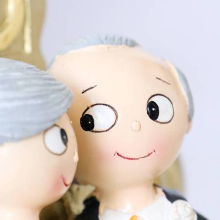 Figura para tarta de boda Bodas de oro 50 aniversario - Figuras tarta