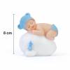 Figura de tarta para bautizo de niño durmiendo - Decoración De Bautizo