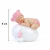 Figura de tarta para bautizo de niña durmiendo - Decoración De Bautizo
