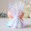 Figura de tarta para bautizo de mellizos con peladillas - Decoración De Bautizo