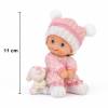 Figura de tarta para bautizo de niña con peluche - Decoración De Bautizo