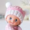 Figura de tarta para bautizo de niña con peluche - Decoración De Bautizo