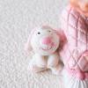 Figura de tarta para bautizo de niña con peluche - Decoración De Bautizo