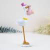 Figura para bautizo Cigüeña con niña - Decoración De Bautizo