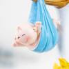 Figura para bautizo Cigüeña con niño - Decoración De Bautizo