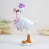 Figura para bautizo Cigüeña con niña - Decoración De Bautizo