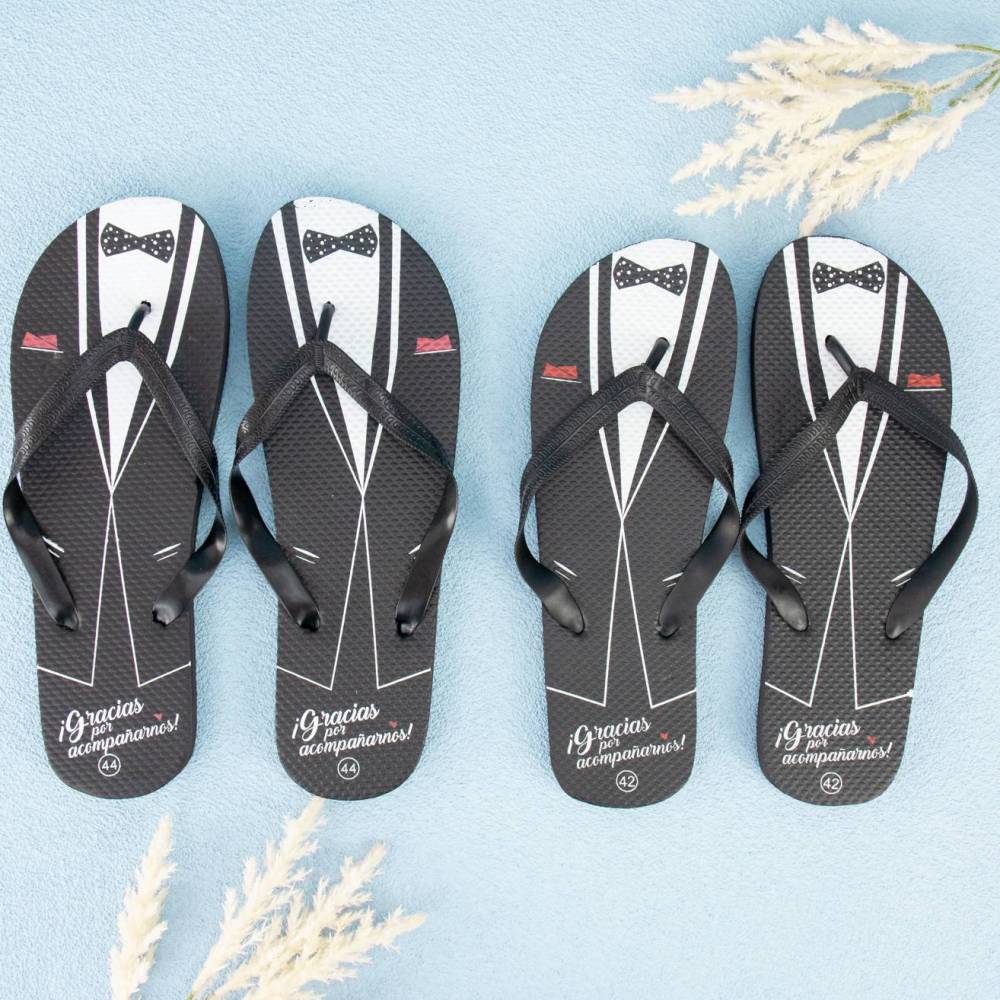 Chanclas para hombre Detalles invitados boda - Detalles Boda Invitados