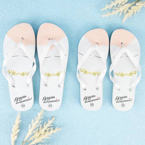 Chanclas para mujer Detalles invitados boda - Detalles Boda Invitados