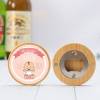 Abridor madera personalizado con pegatina Detalle bautizo - Detalles personalizables para Bautizo