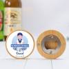Abridor madera personalizado "Daniel" con pegatina Detalle comunión - Abridor Imán Personalizado Comunión