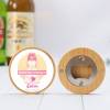 Abridor madera personalizado "Luisa" con pegatina Detalle comunión - Abridor Imán Personalizado Comunión