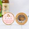 Abridor madera personalizado "Alejandra" con pegatina Detalle comunión - Abridor Imán Personalizado Comunión