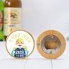 Abridor madera personalizado "Marcelo" con pegatina Detalle comunión - Abridor Imán Personalizado Comunión