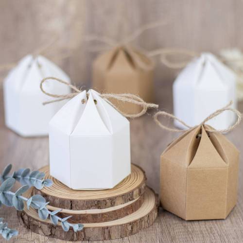 Cajas de regalo hexagonales Detalles boda - Envoltorio Regalo