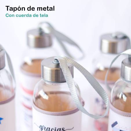 Botella personalizada Bautizo "Sueño niña" Detalles de bautizo - Detalles personalizables para Bautizo