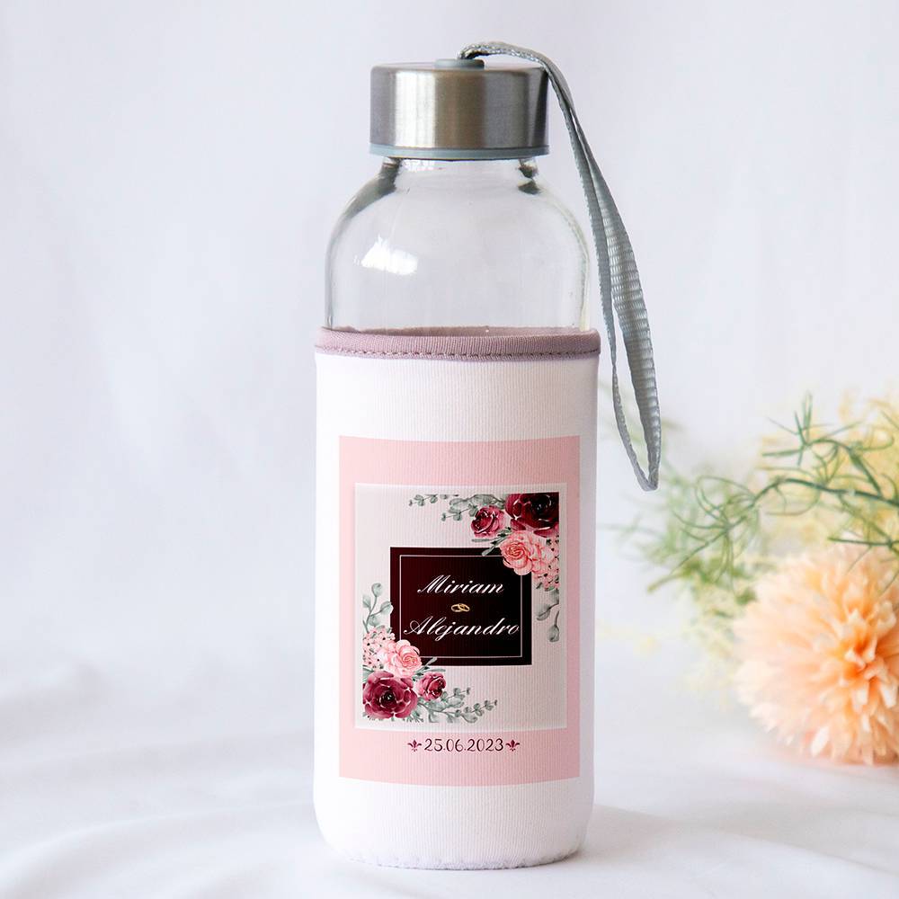 Botella personalizada Boda "Postal" Detalles de boda - Detalles personalizables para Boda