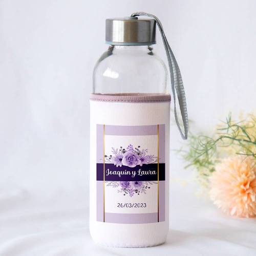 Botella personalizada Boda "Milagro" Detalles de boda - Detalles personalizables para Boda