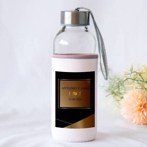 Botella personalizada Boda "Elegance" Detalles de boda - Detalles personalizables para Boda