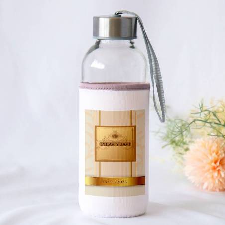 Botella personalizada Boda "Lovely" Detalles de boda - Detalles personalizables para Boda