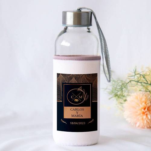 Botella personalizada Boda "Cruz" Detalles de boda - Detalles personalizables para Boda