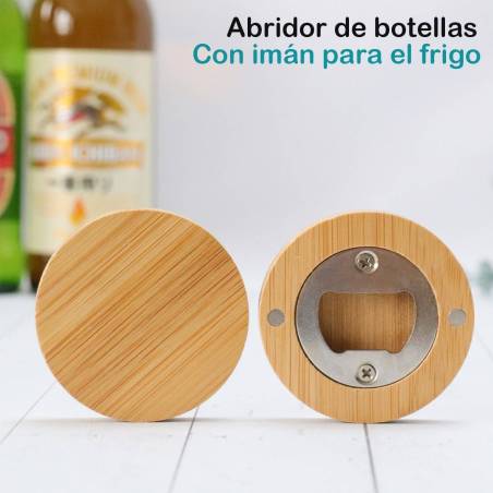 Abridor de madera con grabación "Modelo Raúl" Detalles de bautizo - Detalles personalizables para Bautizo