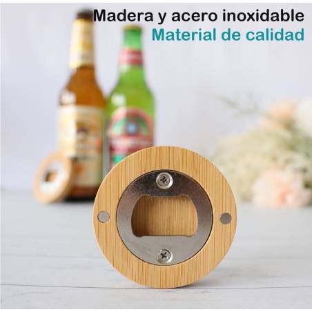 Abridor de madera con grabación "Modelo Raúl" Detalles de bautizo - Inicio
