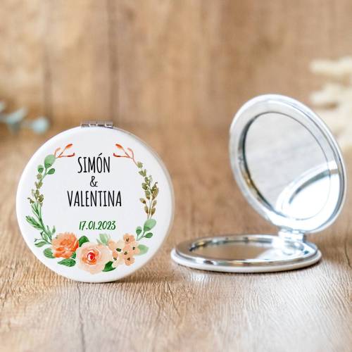 Espejo personalizado "Modelo Macedonia" Detalles boda - Espejos personalizados boda