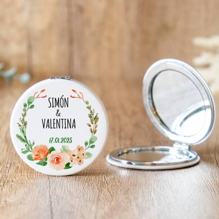 Espejo personalizado "Modelo Macedonia" Detalles boda - Espejos personalizados boda