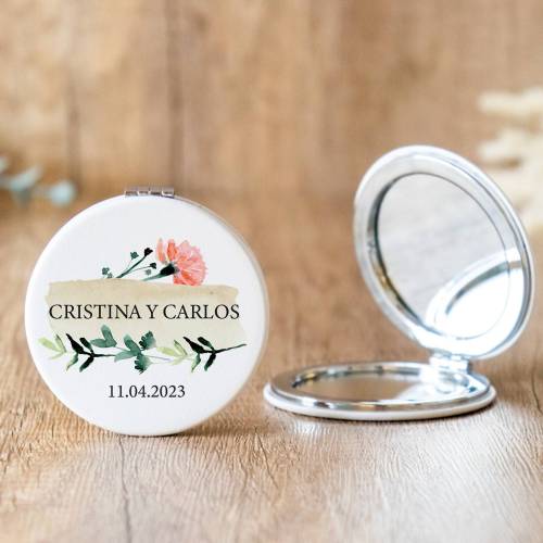 Espejo personalizado "Modelo Luna" Detalles boda - Espejos personalizados boda