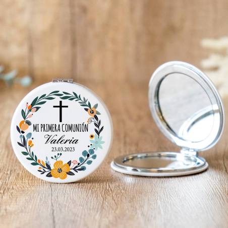 Espejo personalizado "Modelo Valeria" Detalles comunión - Espejos personalizados comunión