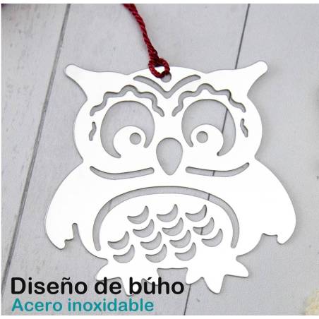 Marcapáginas con forma de búho Detalles bautizo - Detalles bautizo unisex