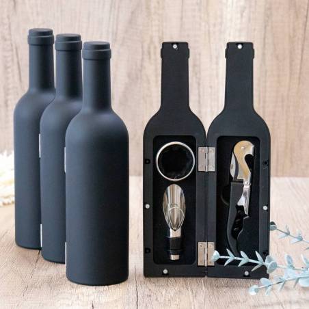Set de accesorios para vino Detalles bautizo invitados - Detalles para bautizo