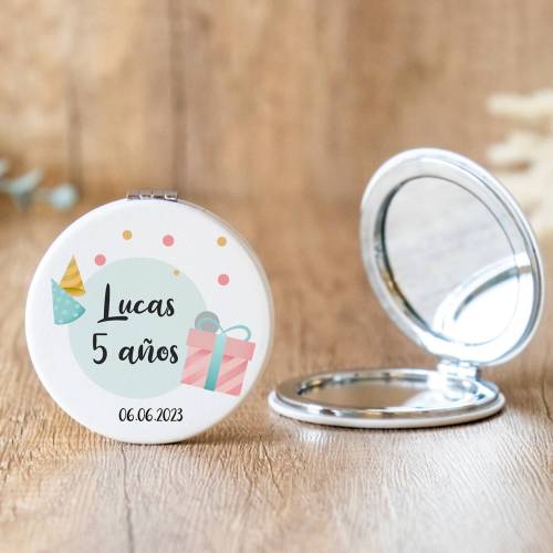 Espejo personalizado "Modelo Regalo" Detalles cumpleaños - Regalos personalizables cumpleaños