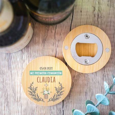 Abridor de madera con grabación "Modelo Claudia" Detalle comunión - Detalles personalizables para Comunión