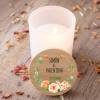 Vela personalizada madera "Modelo Macedonia" Detalles boda - Detalles personalizables para Boda