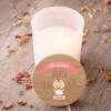 Vela personalizada madera "Modelo Galleta" Detalles bautizo - Detalles personalizables para Bautizo