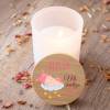 Vela personalizada madera "Modelo Dreams" Detalles bautizo - Detalles personalizables para Bautizo