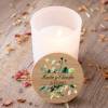 Vela personalizada madera "Modelo Nature" Detalles boda - Detalles personalizables para Boda