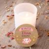 Vela personalizada madera "Modelo Elena" Detalles bautizo - Detalles personalizables para Bautizo