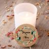 Vela personalizada madera "Modelo Ágape" Detalles boda - Detalles personalizables para Boda
