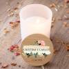 Vela personalizada madera "Modelo Luna" Detalles boda - Detalles personalizables para Boda
